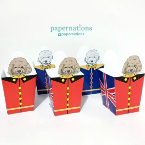 London Pups Popcorn Box